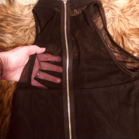 Charlotte Russe Med sheer top color block dress - Picture 8 of 8